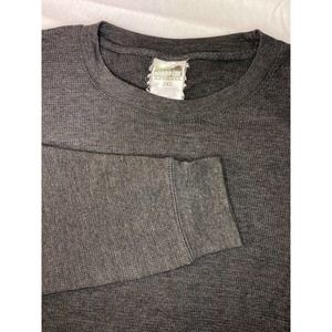 Mountain Cove Apparel Mens Ribbed Long Sleeved Shirt Warm Winter 2xl Gray